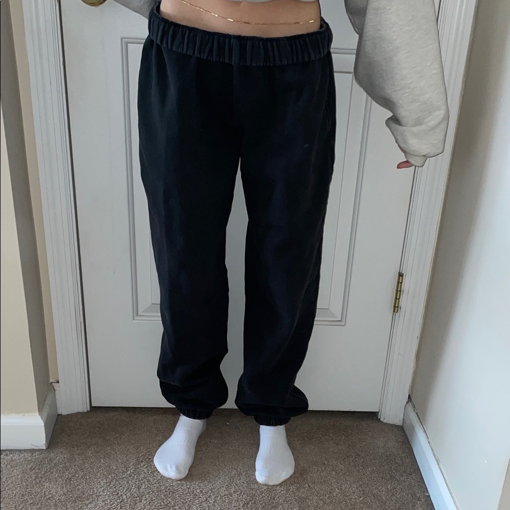 Black Jogger Sweatpants